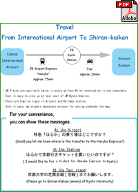 Airport to Shiran-Kaikan